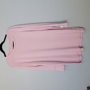 Ideology NWT Life on the go pink sweater 3X